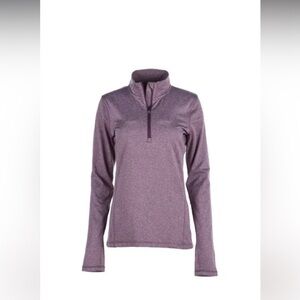 Reebok Purple Half Zipper Athletic Pullover Size Small